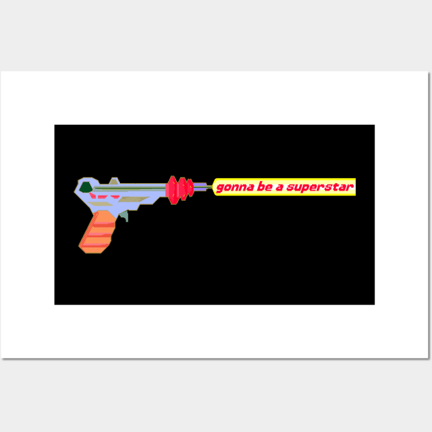 Sonic Raygun (Black) Wall Art by SpareFilm